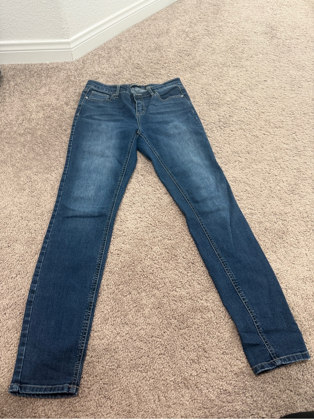 Buffalo David Bitton Women's Skinny Jeans - Dark Blue Wash